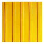 Тактильная плитка ТПУ продольный риф 300х300х6,5 мм желтая