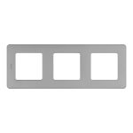 Рамка Legrand Inspiria трехместная дымчатая (673957)