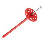 Дюбель для теплоизоляции Tech-Krep 10х200 мм металлический гвоздь (40 шт.)