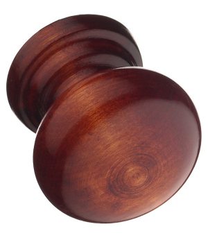 Ручка-кнопка красное дерево