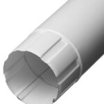 Труба водосточная Grand Line металлическая d90 мм 3 м белая RAL 9003