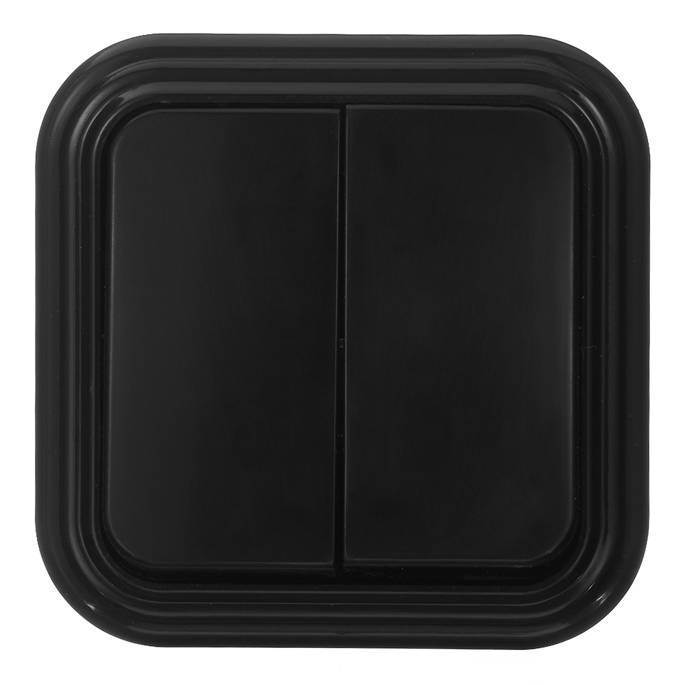 original-30338.jpg Выключатель Svet двухклавишный накладной черный (0603-00151) — изображение 1