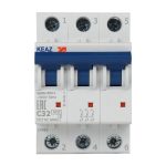 Автоматический выключатель модульный КЭАЗ OptiDin 3P 32А тип C 6 кА 380 В (260796)