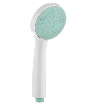 Лейка для душа Union d83 мм 1 режим без шланга пластик белая (MW071)