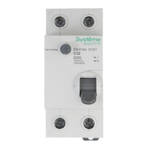 Автомат дифференциальный Systeme Electric City9 Set АВДТ 32А 1P+N тип AC 30 мА 4,5 кА (C9D34632)