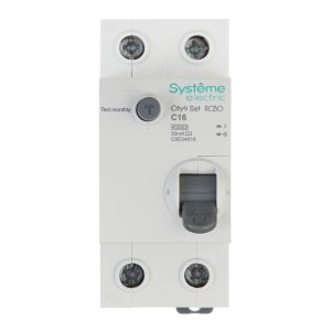 Автомат дифференциальный Systeme Electric City9 Set АВДТ 16А 1P+N тип AC 30 мА 4,5 кА (C9D34616)