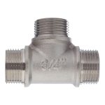 Тройник Valtec 3/4 НР(ш) х 3/4 НР(ш) х 3/4 НР(ш) латунный (VTr.131.N.0005)