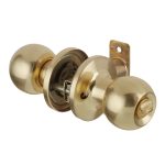 Ручка-защелка Corsa Deco кноб с фиксатором круглая розетка золото (669874)