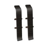 Соединитель Деконика 70 мм венге темный Г-профиль (2 шт.)