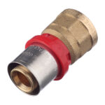 Соединитель прямой Tiemme 20(пресс) х 1/2 ВР(г)