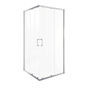 Душевой уголок Good Door Lite CR-90-C-CH хром 90х90х190 см квадрат стекло прозрачное 5 мм (ЛТ00005)