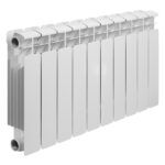 Радиатор биметаллический Rifar Base 350 мм 10 секций 1" боковое подключение белый