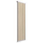 Дверь-купе 683x2452 мм ясень шимо светлый/серебро Elegant