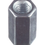 Гайка соединительная оцинкованная М6 х18 мм DIN 6334 (1 шт.)