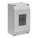 Щит распределительный навесной EKF PROxima КМПН 1/4 пластиковый IP20 130х90х65 мм 4 модуля светло-серый