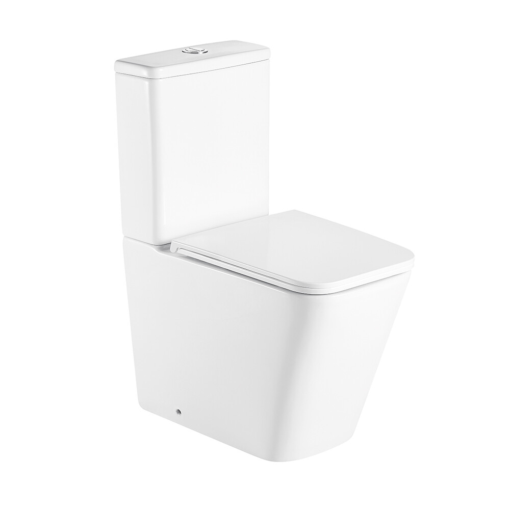 original-3237.jpg Унитаз-компакт Corsa Deco TX200 Rimless безободковый с горизонтальным выпуском с сиденьем дюропласт микролифт белый (TPTX610QR) — изображение 1