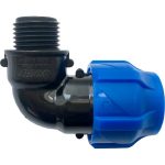 Угол ПНД Valfex компрессионный переходной 25х1 НР(ш)