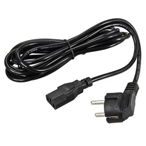 Шнур сетевой с вилкой с разъемом С13 1,8 м ПВС 3х0,75 кв.мм 10 А Rexant черный (11-1131)