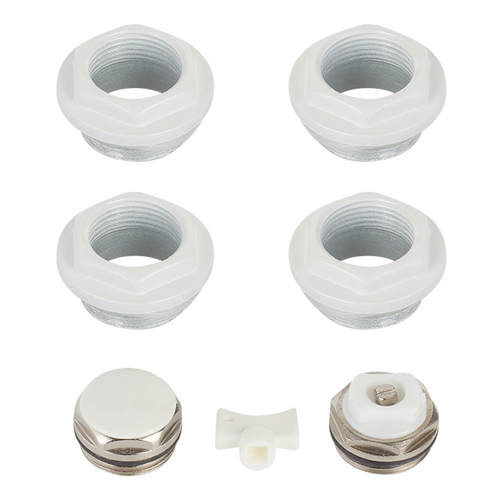 original-33233.jpg Набор присоединительный 1" х 3/4" для радиатора белый 7 предметов (685642) — изображение 1