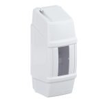 Щит распределительный навесной Makel ЩРН-П-1/2 пластиковый IP40 130х45х50 мм 2 модуля белый