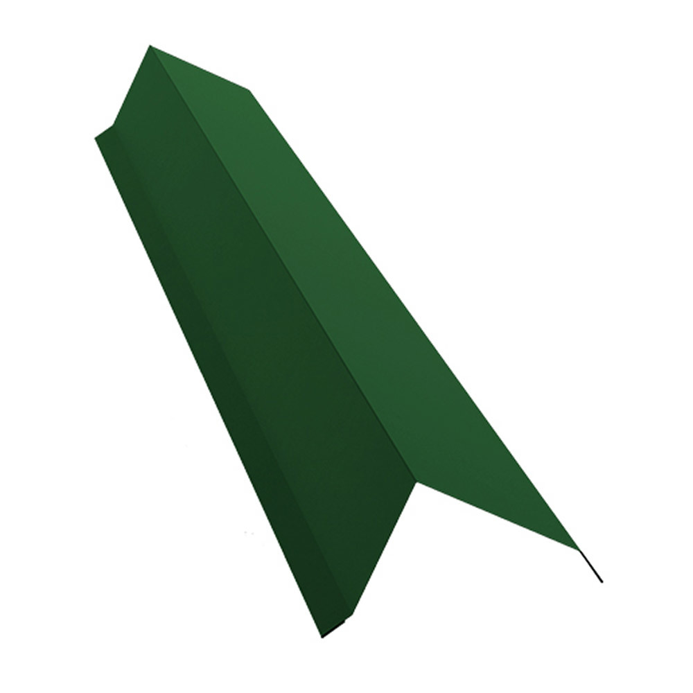 original-33399.jpg Планка торцевая для металлочерепицы 100х80 мм 2 м зеленая RAL 6005 — изображение 1