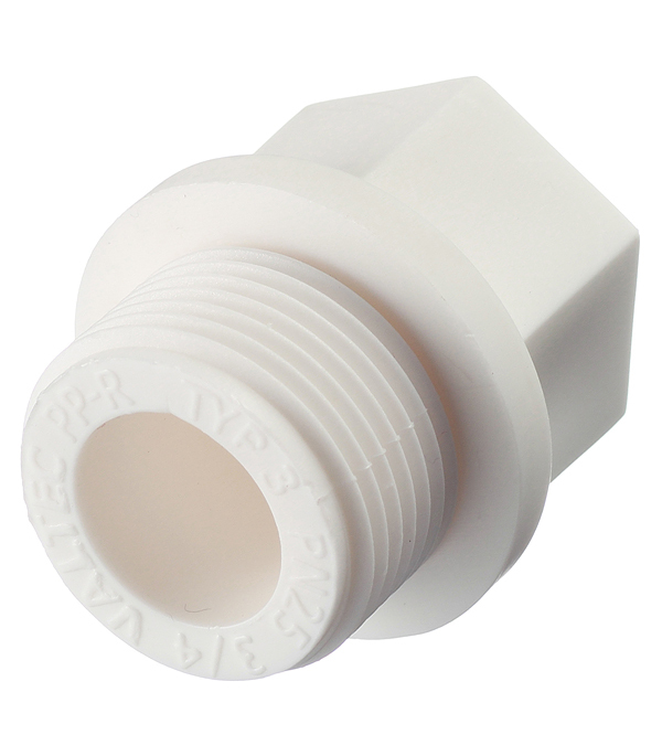 original-33475.jpg Заглушка полипропиленовая Valtec 3/4 НР(ш) (VTp.791.0.05) — изображение 1