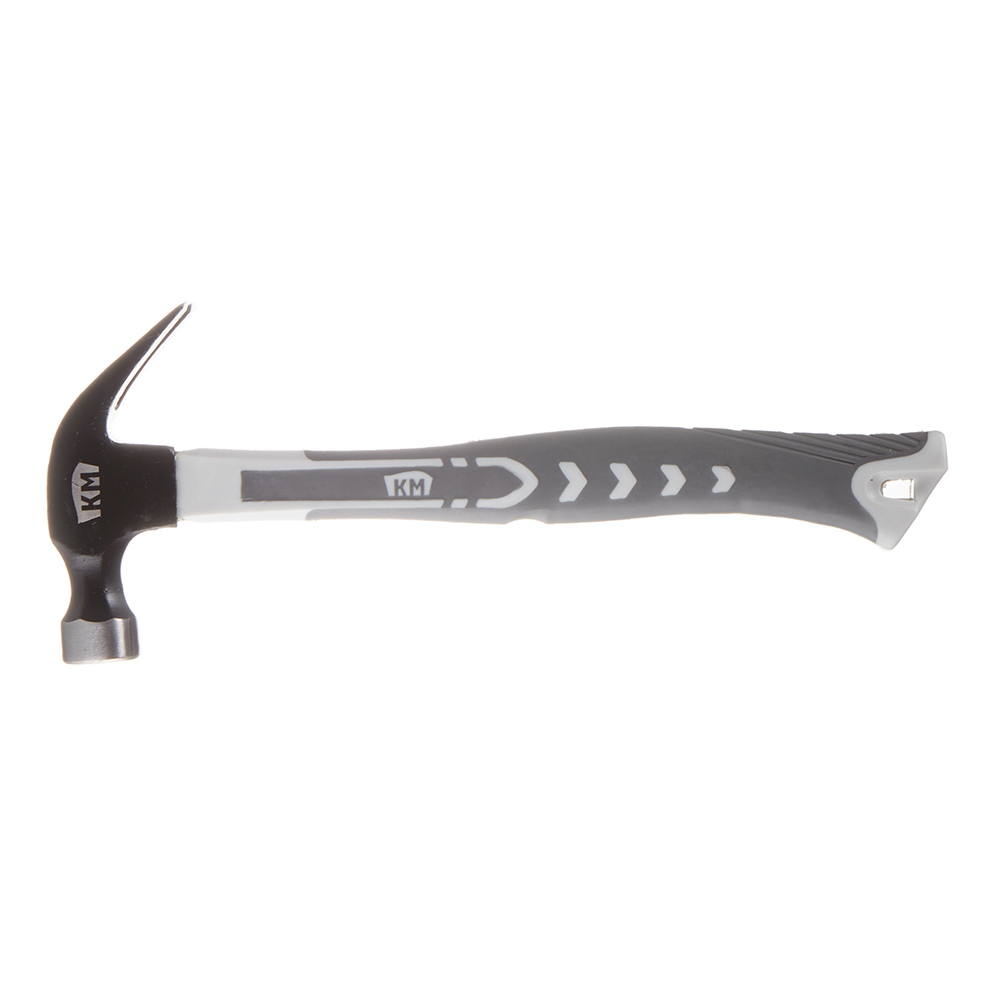 original-33672.jpg Молоток-гвоздодер КМ 450 г фибергласовая обрезиненная ручка — изображение 1