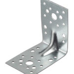 Уголок крепежный усиленный оцинкованный 90х90х65х1.8 мм