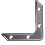 Уголок плоский оцинкованный 75х75х14х1 мм (4 шт.)