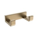 Крючок для ванной Abber двойной на шуруп металл золото (AA1750G)