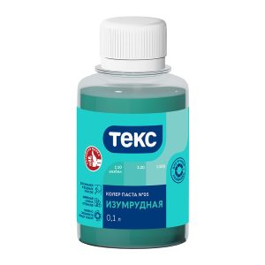 Колер паста Текс Универсал изумрудная №05 0,1 л