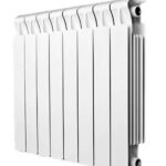 Радиатор биметаллический Rifar Monolit Ventil MVR 500 мм 8 секций 3/4 нижнее правое подключение белый