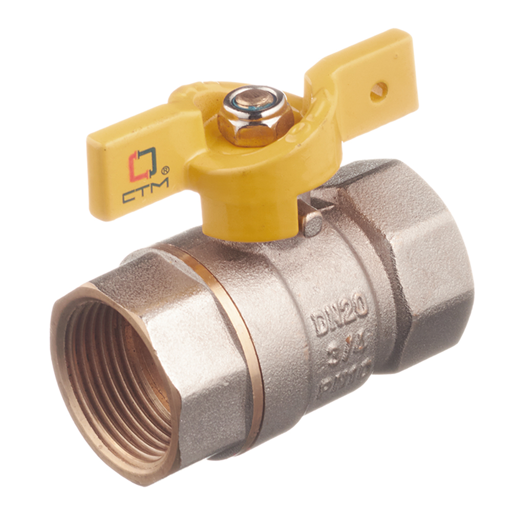 original-34435.jpg Кран шаровой газовый СТМ 3/4 ВР(г) х 3/4 ВР(г) бабочка — изображение 1