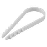 Дюбель-хомут для круглого кабеля Tech-Krep 19-25 мм белый (100 шт.)