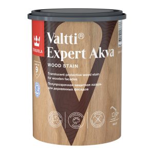 Антисептик Tikkurila/Tikkivala Valtti Expert Akva декоративный для дерева прозрачный 0,9 л