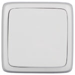 Выключатель Hegel Alfa одноклавишный накладной белый (ВА10-113)