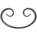 Фигурный элемент для забора Барашек-2 250х140 мм