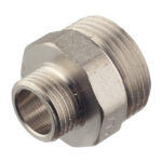 Ниппель переходной Valtec 1 НР(ш) х 1/2 НР(ш) латунный (VTr.580.N.0604)