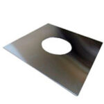 Фланец Вулкан 720х720 мм для дымоходов d115х215 мм без изоляции AISI 403