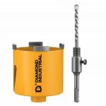 Коронка алмазная Diamond Industrial по бетону 82 мм с переходником
