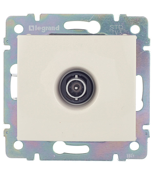 original-35164.jpg Розетка телевизионная Legrand Valena встраиваемая слоновая кость (695625) — изображение 1