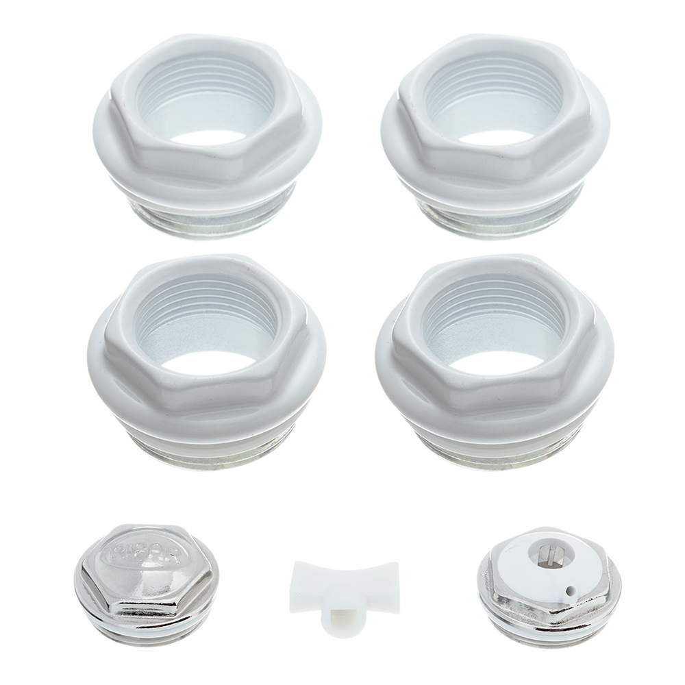 original-35523.jpg Набор присоединительный универсальный Rifar 1 НР х 3/4 ВР для радиатора белый (R.Ad.G34) — изображение 1