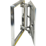 Люк ревизионный под плитку Хаммер Слава алюминиевый 600х900 мм скрытый нажимной