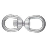 Вертлюг петля-петля d10 мм оцинкованный