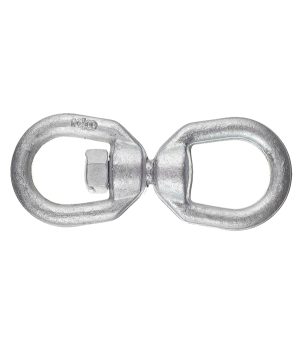 Вертлюг петля-петля d10 мм оцинкованный