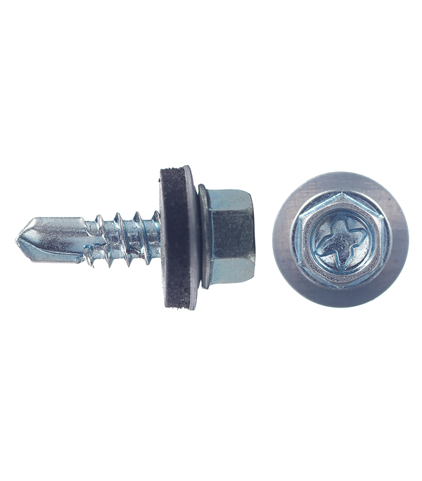 original-36217.jpg Саморезы кровельные с буром 19х5,5 мм металл-металл оцинкованные (300 шт.) — изображение 1