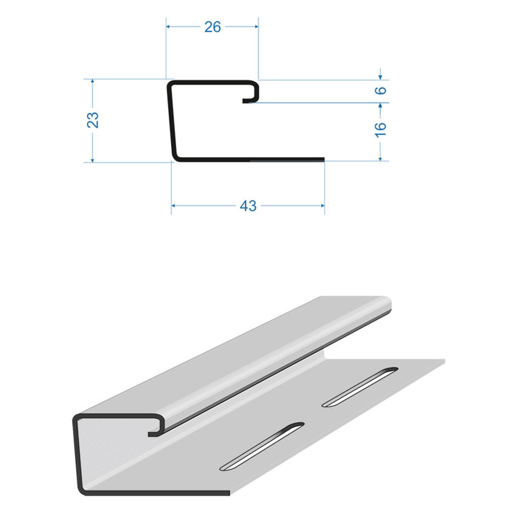 original-36277.jpg J-профиль Docke 3000 мм банан — изображение 1