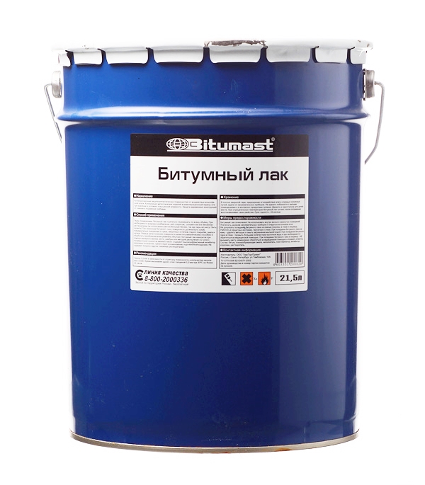 original-36520.jpg Лак битумный Bitumast 18 кг/21,5 л — изображение 1