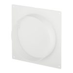 Соединитель для круглых воздуховодов ERA с накладной пластиной с обратным клапаном пластиковый d150 мм