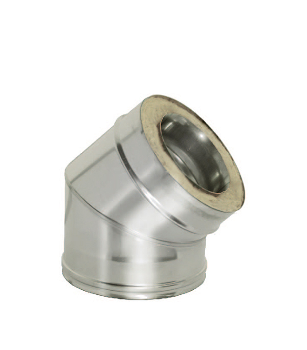 original-36873.jpg Отвод Дымок 45° х d115х200 мм с изоляцией AISI 439 — изображение 1